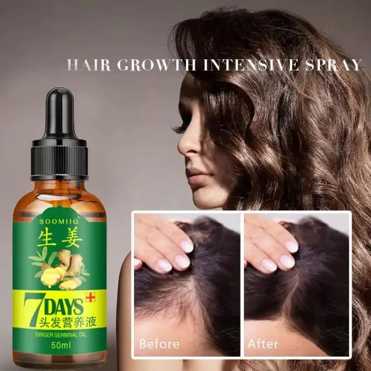 7 Days 100% Hair Growth Serum Oil – Strengthening & Nourishing Hair Oil, 30ml