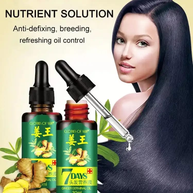 7 Days 100% Hair Growth Serum Oil – Strengthening & Nourishing Hair Oil, 30ml