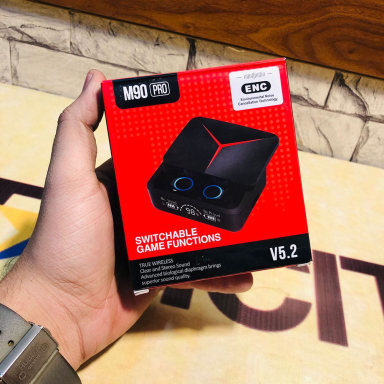 M90 Pro TWS Wireless Earbuds – Bluetooth Earphones with LED Display